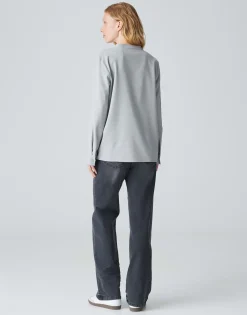 Tuniekblouse Fanell Grijs Online Bestellen*OPUS Clearance