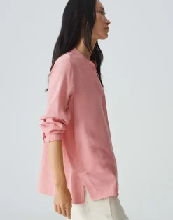 Tuniekblouse Fanell Roze Online Bestellen*OPUS Discount