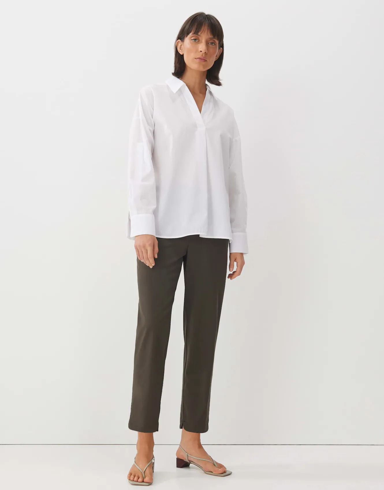 Tuniekblouse Zomi Detail Wit Online Bestellen*OPUS Best Sale
