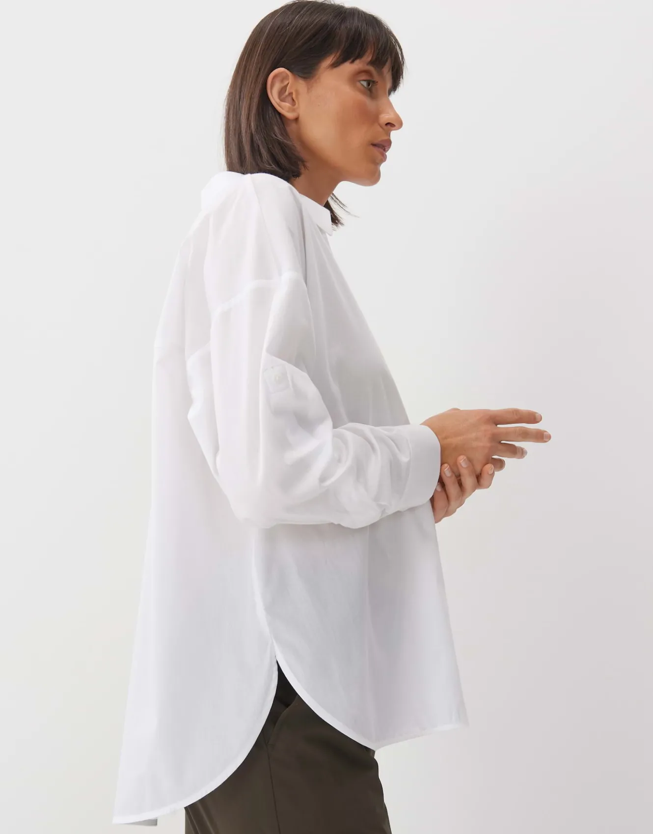 Tuniekblouse Zomi Detail Wit Online Bestellen*OPUS Best Sale