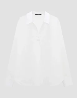Tuniekblouse Zomi Detail Wit Online Bestellen*OPUS Best Sale