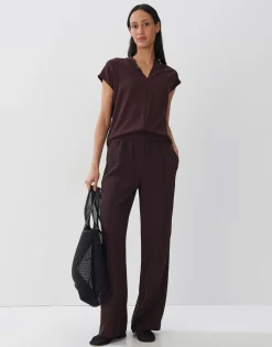 V-hals Shirt Kelcy Rood Online Bestellen*OPUS Sale
