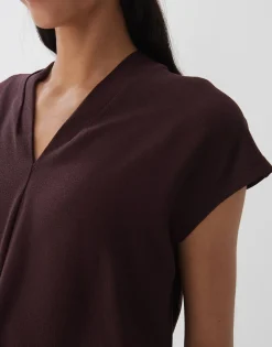V-hals Shirt Kelcy Rood Online Bestellen*OPUS Sale