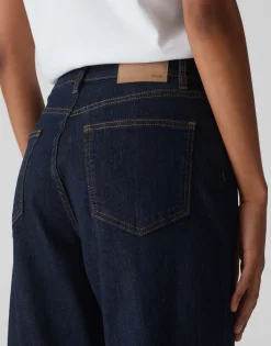Wide Cropped Jeans Momito Blauw Online Bestellen*OPUS Cheap