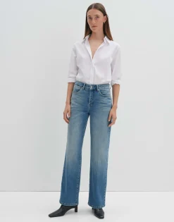 Wide Leg Jeans Cellma Iconic Blauw Online Bestellen*OPUS Sale