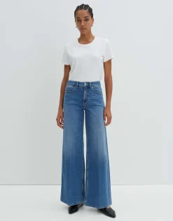 Wide Leg Jeans Cellma Palazzo Blauw Online Bestellen*OPUS Discount