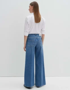 Wide Leg Jeans Cellma Palazzo Blauw Online Bestellen*OPUS Discount