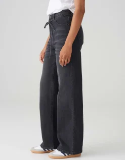 Wide Leg Jeans Marli Belt Grijs Online Bestellen*OPUS Sale