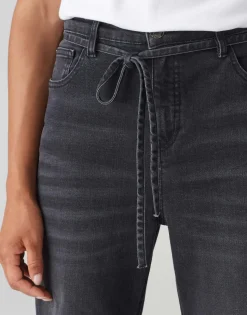 Wide Leg Jeans Marli Belt Grijs Online Bestellen*OPUS Sale