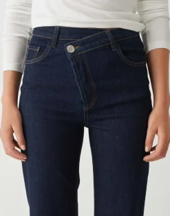 Wide Leg Jeans Marli Crisscross Blauw Online Bestellen*OPUS Best