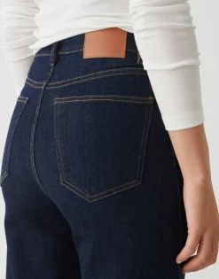 Wide Leg Jeans Marli Crisscross Blauw Online Bestellen*OPUS Best