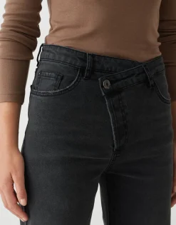 Wide Leg Jeans Marli Crisscross Grijs Online Bestellen*OPUS Outlet