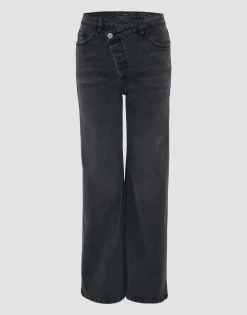 Wide Leg Jeans Marli Crisscross Grijs Online Bestellen*OPUS Outlet