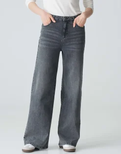 Wide Leg Jeans Marli Palazzo Grijs Online Bestellen*OPUS Fashion