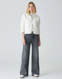 Wide Leg Jeans Marli Palazzo Grijs Online Bestellen*OPUS Fashion