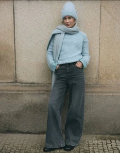 Wide Leg Jeans Marli Palazzo Grijs Online Bestellen*OPUS Fashion