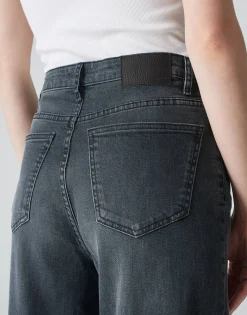Wide Leg Jeans Marli Turn Up Grijs Online Bestellen*OPUS Sale