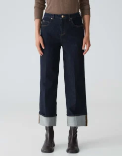 Wide Leg Jeans Mipo Blauw Online Bestellen*OPUS Sale