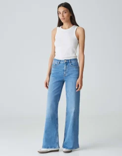 Wide Leg Jeans Miva Palazzo Blauw Online Bestellen*OPUS Cheap