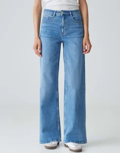 Wide Leg Jeans Miva Palazzo Blauw Online Bestellen*OPUS Cheap