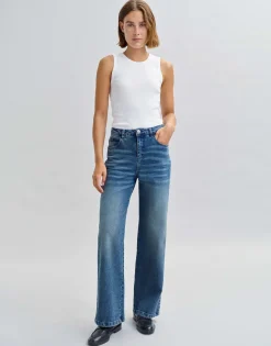 Wide Leg Jeans Mivy Blauw Online Bestellen*OPUS Best Sale