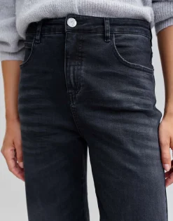 Wide Leg Jeans Mivy Zwart Online Bestellen*OPUS Best Sale