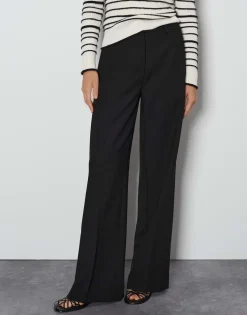 Wide Leg Pants Catsby Detail Zwart Online Bestellen*OPUS Clearance