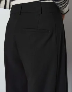 Wide Leg Pants Catsby Detail Zwart Online Bestellen*OPUS Clearance