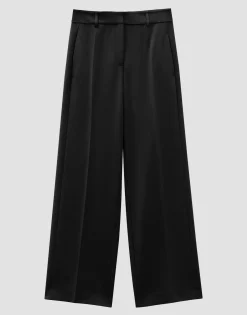Wide Leg Pants Catsby Detail Zwart Online Bestellen*OPUS Clearance