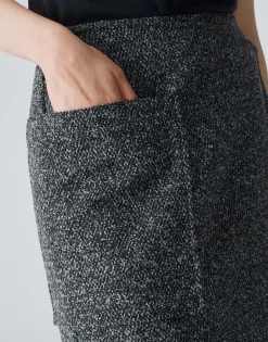 Wikkelrok Roani Boucle Zwart Online Bestellen*OPUS Shop