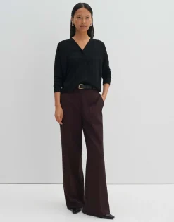Wikkelshirt Ketana Zwart Online Bestellen*OPUS Flash Sale