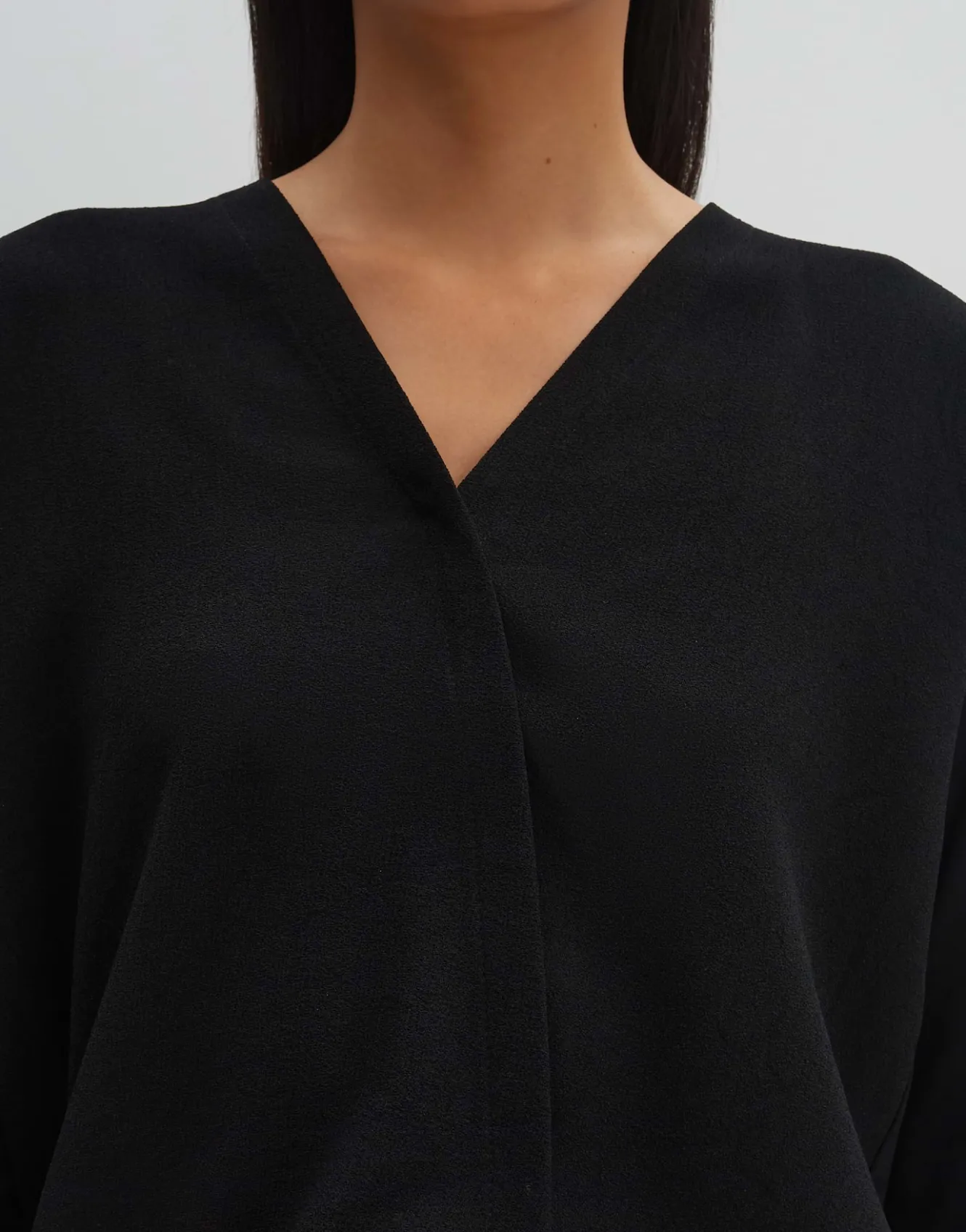 Wikkelshirt Ketana Zwart Online Bestellen*OPUS Flash Sale