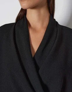 Wikkelshirt Kyleen Zwart Online Bestellen*OPUS Flash Sale