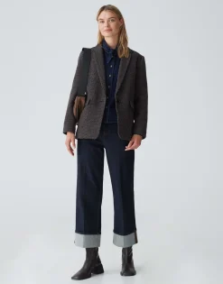 Wollen Blazer Jendala Blauw Online Bestellen*OPUS Flash Sale