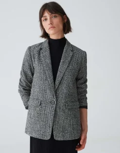 Wollen Blazer Jendala Zwart Online Bestellen*OPUS Sale
