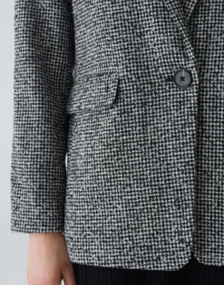Wollen Blazer Jendala Zwart Online Bestellen*OPUS Sale