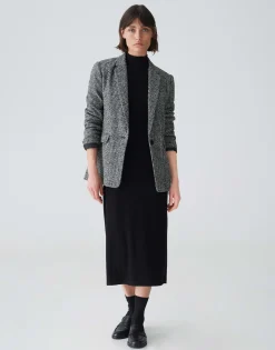Wollen Blazer Jendala Zwart Online Bestellen*OPUS Sale