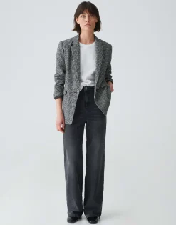Wollen Blazer Jendala Zwart Online Bestellen*OPUS Sale